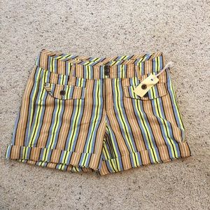 Anthropologie Hei Hei Linen Blend Shorts